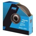 Norton Abrasive Paper Roll, 25 m Length, 25 mm Width, P40 Coarse Grit Aluminium Oxide, 63642531849