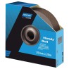 Norton Abrasive Cloth Roll, Aluminium Oxide, 25 m Length, 50 mm Width, P100 Grit, Fine Grade 63642531818