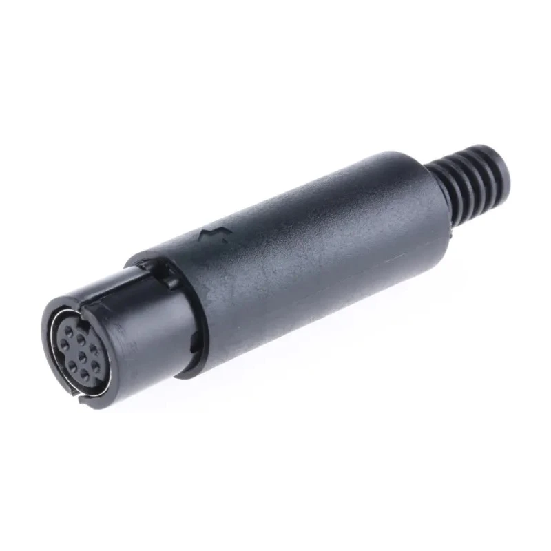RS PRO MDN 8 Pole Straight Miniature DIN Socket, Cable Mount, Female, 1A, 50V AC/DC Shielded 463-439
