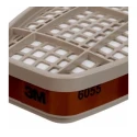 3M Gas Filter for 6000 Series Respirator, Bayonet Connection, Organic Vapour Protection 6055