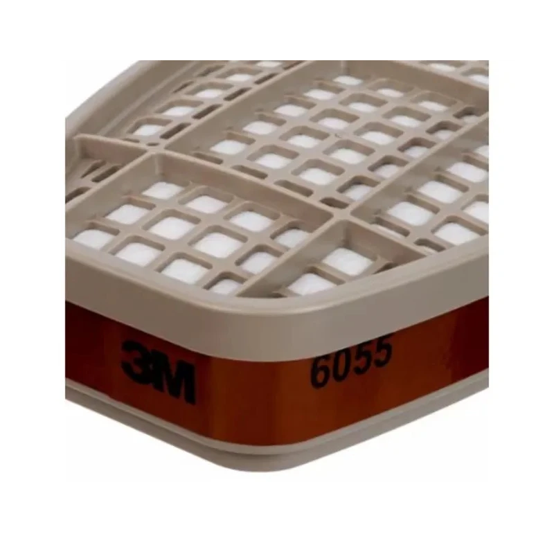 3M Gas Filter for 6000 Series Respirator, Bayonet Connection, Organic Vapour Protection 6055