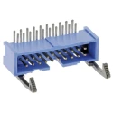 TE Connectivity AMP-LATCH Series PCB Header, Right Angle, 20 Contacts, 2 Row, 2.54 mm Pitch, Shrouded, Through 2-1761607-7