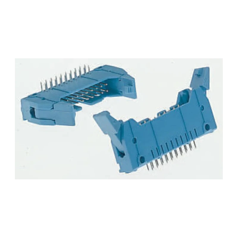 TE Connectivity AMP-LATCH Series PCB Header, Straight, Through Hole, 14 Contacts, 2.54 mm Pitch, 2 Rows 2-5499206-2