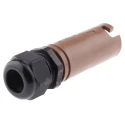 ITT Cannon Veam Snaplock Cable Mount Industrial Power Connector 250A 1kV IP65 Brown 