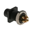 Binder Circular Connector 4 Contacts, Panel Mount, Subminiature Socket, Female, IP40, 3A, 60V, 719 Series 09-9766-30-04