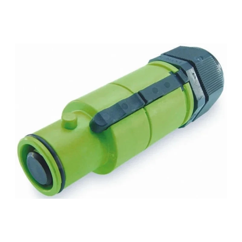 ITT Cannon Veam Snaplock IP65 Green Cable Mount Power Connector, 1 Pole, 250A, 1.0kV SNLM-P-C25-25S-GN