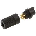 binder 4-Contact Circular Connector Socket, 3A, Subminiature, 60V, Female, IP40, Cable Mount, Solder, 8mm 09-9764-00-04
