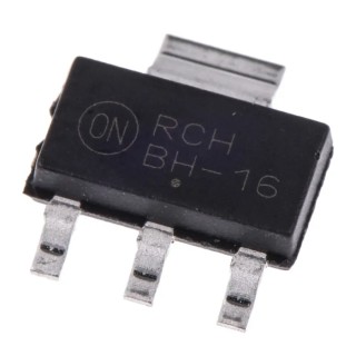 onsemi NPN Bipolar Transistor BCP56-16T1G, 1A, 80V, SOT-223, Surface Mount, 4-Pin