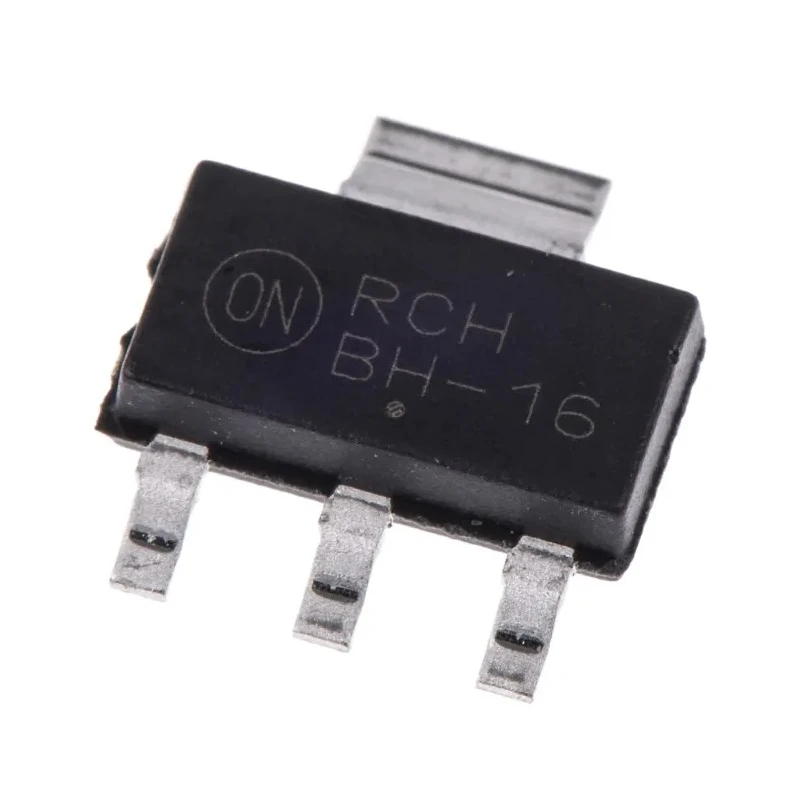 onsemi NPN Bipolar Transistor BCP56-16T1G, 1A, 80V, SOT-223, Surface Mount, 4-Pin