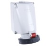 MENNEKES Wall Mount Industrial Power Receptacle 63A 40V 5-Pole IP67 Red