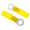 RS PRO DuraSeal Insulated Crimp Ring Terminal, M6 12 - 10 AWG Nylon Yellow DR-4-60