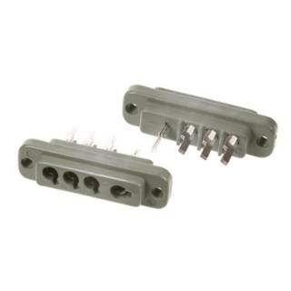 Cinch Automotive Connector, Female, Green, Panel Mount, 4 Way, Crimp Termination, IP67, 5A, JA778450000E000