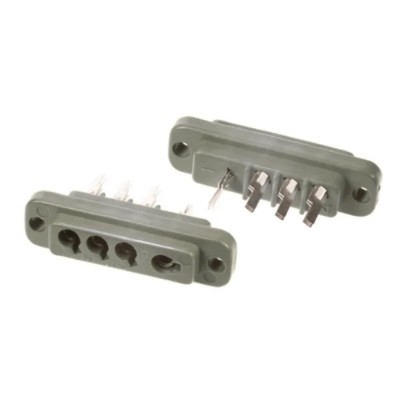 Cinch Automotive Connector, Female, Green, Panel Mount, 4 Way, Crimp Termination, IP67, 5A, JA778450000E000