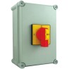 RS PRO 6-Pole DIN Rail Isolator Switch, IP65 Protection, 25A, 11 kW, Red Handle, LB Series