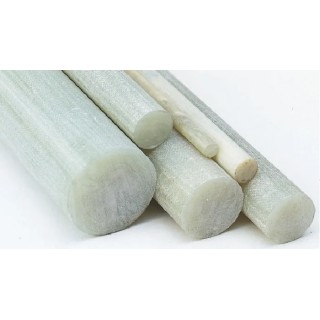 Tufnol Natural Fibreglass Laminated Plastic Rod, 1.17 m Length, 10 mm Diameter, 771-291