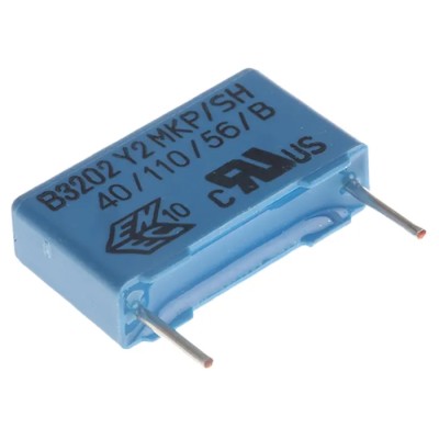 TDK Film Capacitor 10 nF, 300V AC/DC, Through Hole, 2 Pins, 15mm Lead Pitch B32022A3103M000