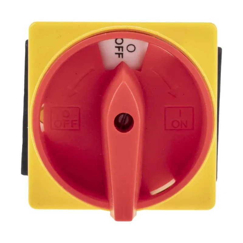 RS PRO 3-Pole Panel Mount Isolator Switch IP65 25A 11kW, Red Handle, Screw Terminal, Model IP65
