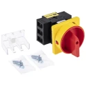 RS PRO 3-Pole Panel Mount Isolator Switch IP65 25A 11kW, Red Handle, Screw Terminal, Model IP65