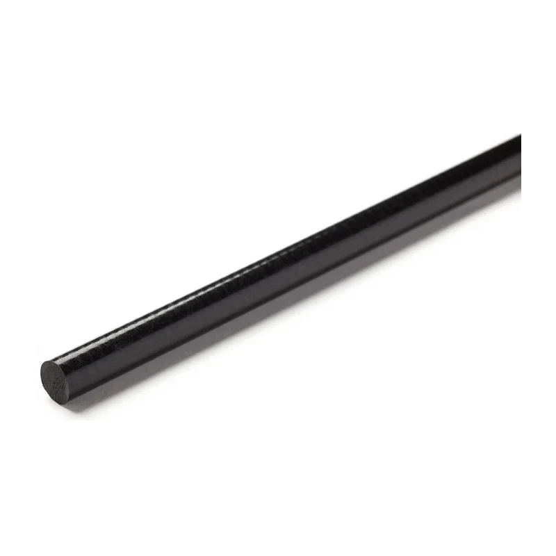 RS PRO Black Glass-Reinforced Plastic Rod 1m x 40mm Diameter UL94 HB 771-831