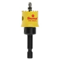 Starrett High Speed Steel Bi-Metal Hole Saw Drill Bit, 20 mm Diameter, 6.35 mm Hex Shank, for Stainless Steel CSC20