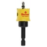 Starrett High Speed Steel Bi-Metal Hole Saw Drill Bit, 20 mm Diameter, 6.35 mm Hex Shank, for Stainless Steel CSC20