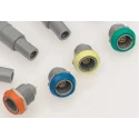 LEMO Circular Connector 4 Contacts Panel Mount Socket Female IP50 Redel P Series PKG.M0.4GL.LJ