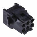 ITT Cannon Trident Automotive Connector Female, Panel Mount, 6 Way Crimp, 13A, Nylon, Black, TST06RA00 / 192923-6020