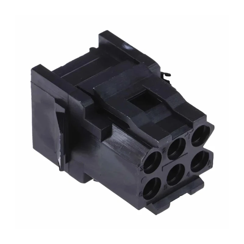 ITT Cannon Trident Automotive Connector Female, Panel Mount, 6 Way Crimp, 13A, Nylon, Black, TST06RA00 / 192923-6020