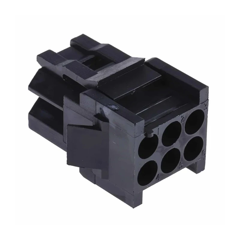 ITT Cannon Trident Automotive Connector Female, Panel Mount, 6 Way Crimp, 13A, Nylon, Black, TST06RA00 / 192923-6020