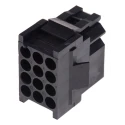 ITT Cannon Trident Female Connector Housing 5.08 mm Pitch 12 Way 3 Row Straight TST12RA00 / 192923-6030