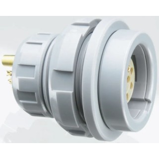 LEMO Circular Connector 11 Contacts Panel Mount M20 Plug Female IP50 Redel P Series EGG.3P.310.PLWG