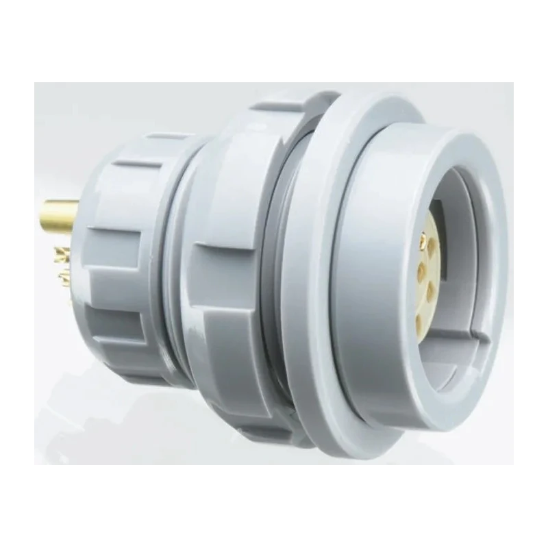 LEMO Circular Connector 11 Contacts Panel Mount M20 Plug Female IP50 Redel P Series EGG.3P.310.PLWG