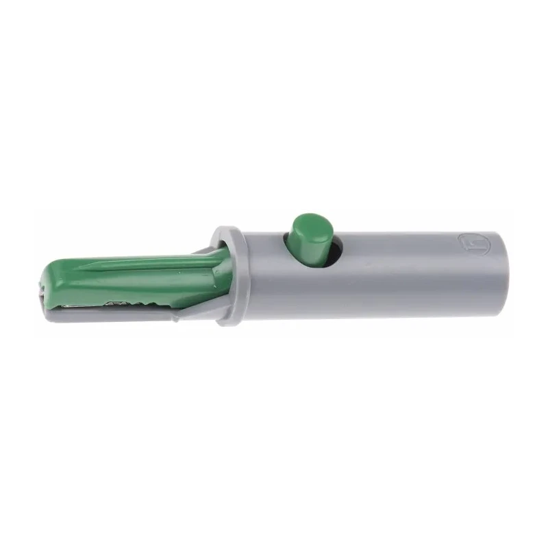 Hirschmann Test & Measurement Green Crocodile Clip, Brass Contact, 6A, Insulated, Jaw Opening 6mm, Polystyrene Body 930126104