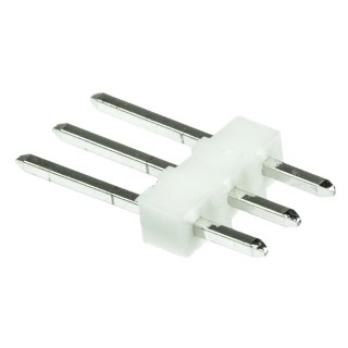 Molex KK 254 Series Straight Through Hole Pin Header, 3 Contacts, 2.54 mm Pitch, Single Row, Unshrouded 22-03-2031