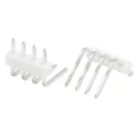 Molex KK 254 Series Right Angle Through Hole Pin Header, 4 Contacts, 2.54 mm Pitch, 1 Row, Unshrouded, Brass 22-05-2041