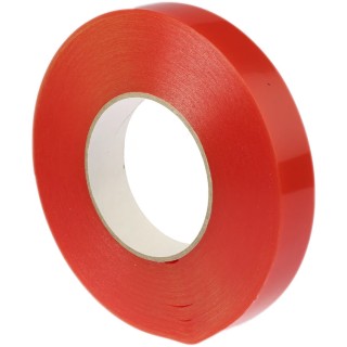 Hi-Bond Transparent Double Sided Polyester Tape 25mm x 50m, Polyethylene Terephthalate Backing, 15.6N/cm Adhesion HB397F