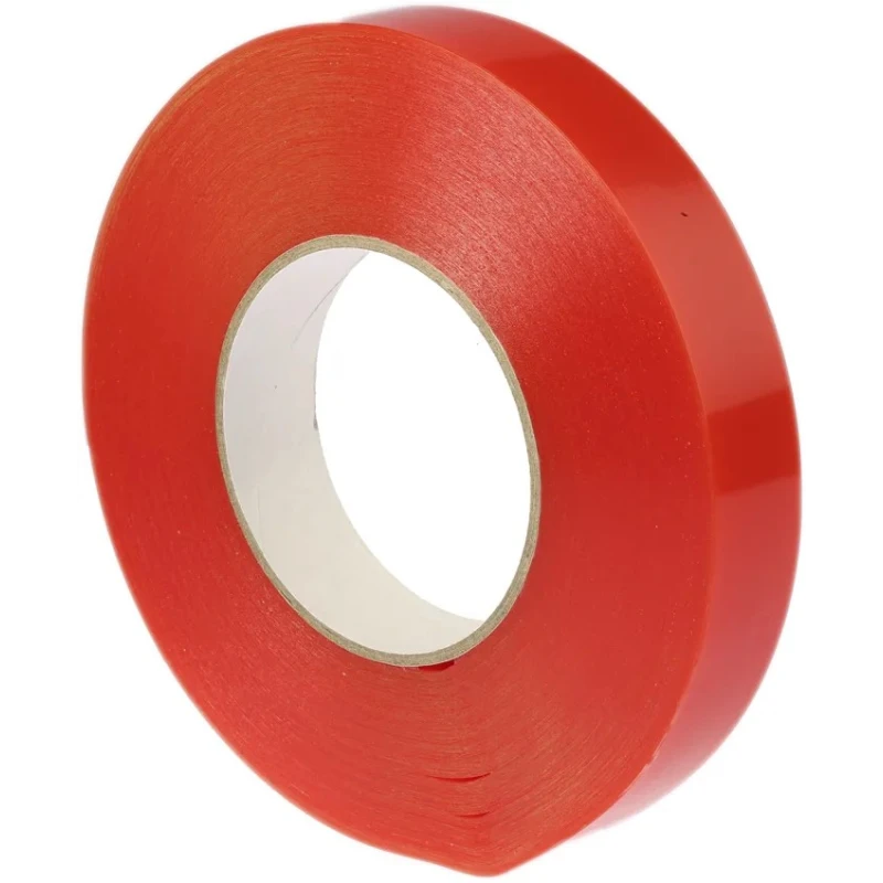 Hi-Bond Transparent Double Sided Polyester Tape 25mm x 50m, Polyethylene Terephthalate Backing, 15.6N/cm Adhesion HB397F