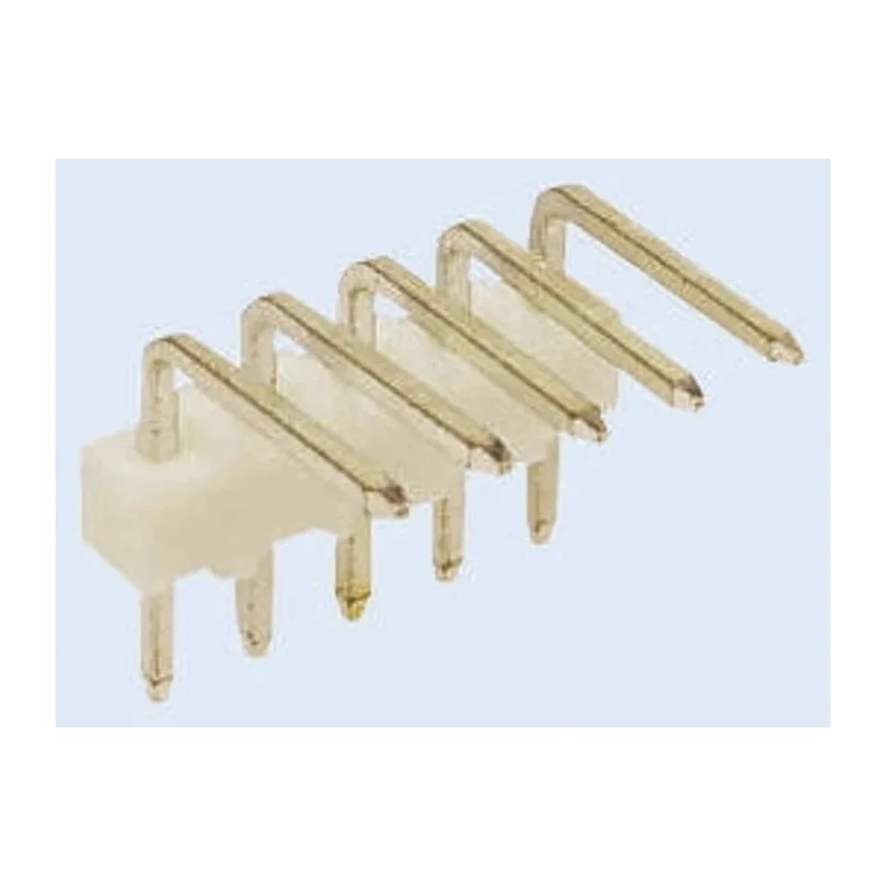Molex KK 254 Series PCB Right Angle Through Hole Pin Header, 3 Contacts, 1 Row, 2.54 mm Pitch, 4A, Brass/Tin 22-05-2031