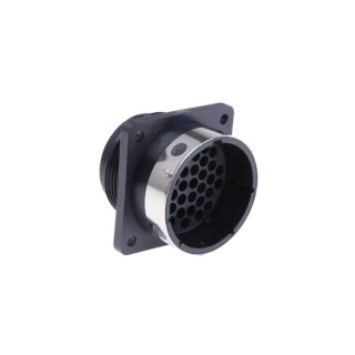 ITT Cannon Circular Connector Panel Mount 35 Contacts Male Socket IP65 Trident Ringlock TR2235RMS1NB / 192926-0490