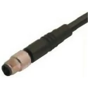 Binder Sensor Actuator Cable Male Straight to Unterminated Free End 3 Way to 4 Way Polyurethane 2m 60V IP67 79-3107-32-04