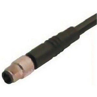 Binder Sensor Actuator Cable Male Straight to Unterminated Free End 3 Way to 4 Way Polyurethane 2m 60V IP67 79-3107-32-04