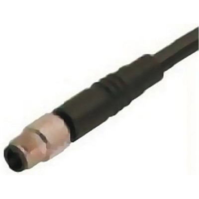 Binder Sensor Actuator Cable Male Straight to Unterminated Free End 3 Way to 4 Way Polyurethane 2m 60V IP67 79-3107-32-04