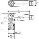 binder Sensor Actuator Cable, Female, 3 Way Right Angle to Unterminated 4 Way, 2m, Polyurethane, 125V, IP67 79-3110-52-04