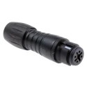 binder Circular Connector 4 Contacts Subminiature Cable Socket Female IP67 2.5A 125V Solder Termination 99-9210-00-04