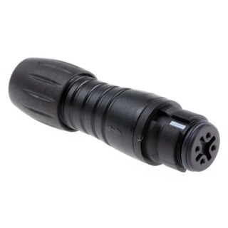 binder Circular Connector 4 Contacts Subminiature Cable Socket Female IP67 2.5A 125V Solder Termination 99-9210-00-04