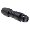 binder Circular Connector 4 Contacts Subminiature Cable Socket Female IP67 2.5A 125V Solder Termination 99-9210-00-04