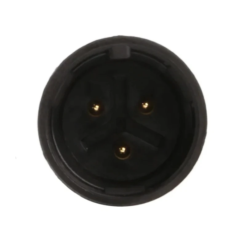 binder Circular Connector, 3 Contacts, Cable, Miniature Plug, Male, IP67, Polyamide, Gold-Plated Brass, 7A 99-9105-00-03