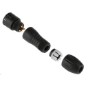 binder Circular Connector, 3 Contacts, Cable, Miniature Plug, Male, IP67, Polyamide, Gold-Plated Brass, 7A 99-9105-00-03