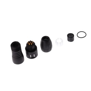 binder Miniature Circular Connector 8 Contacts, Cable Socket, Male, IP67, 2A, Straight, 125V, Polyamide 99-9125-00-08