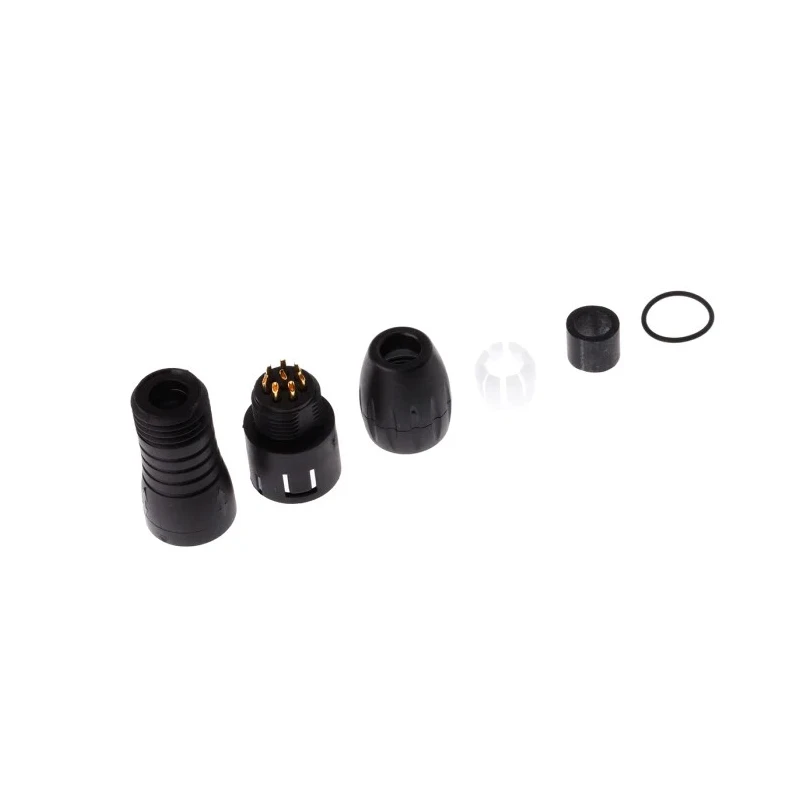 binder Miniature Circular Connector 8 Contacts, Cable Socket, Male, IP67, 2A, Straight, 125V, Polyamide 99-9125-00-08
